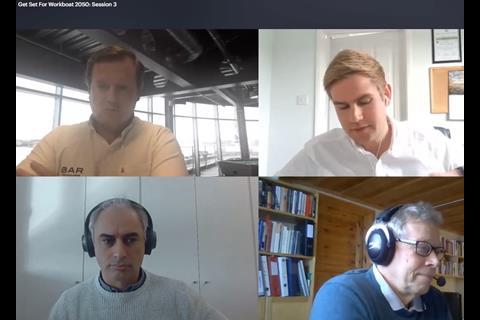 Presenters clockwise from Top Left: Simon Schofield, Andy Page, Nere G. Skomedal, Bruno Bouckaert